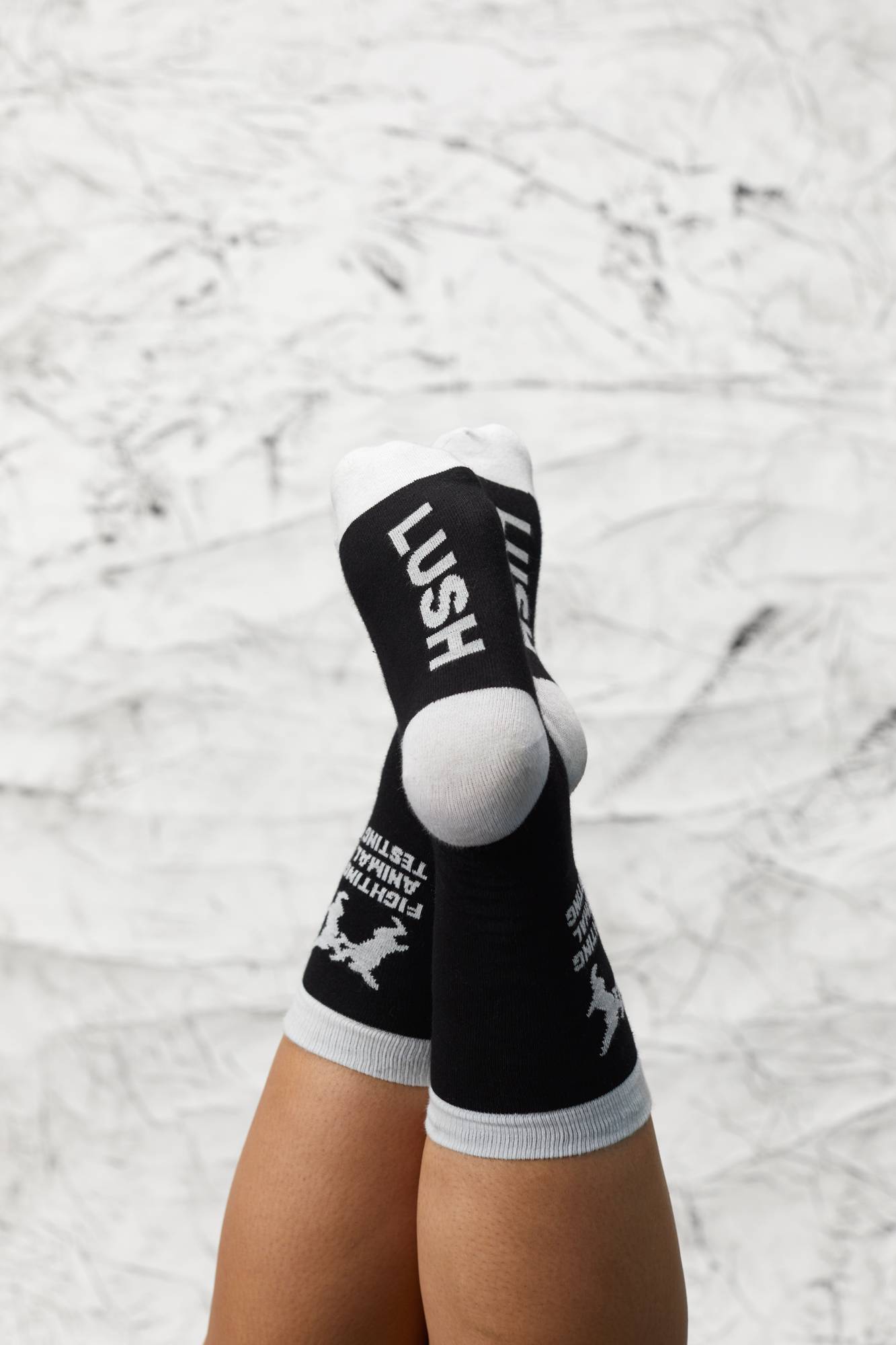 Lush Fighting Animal Testing — Sock - Image 3