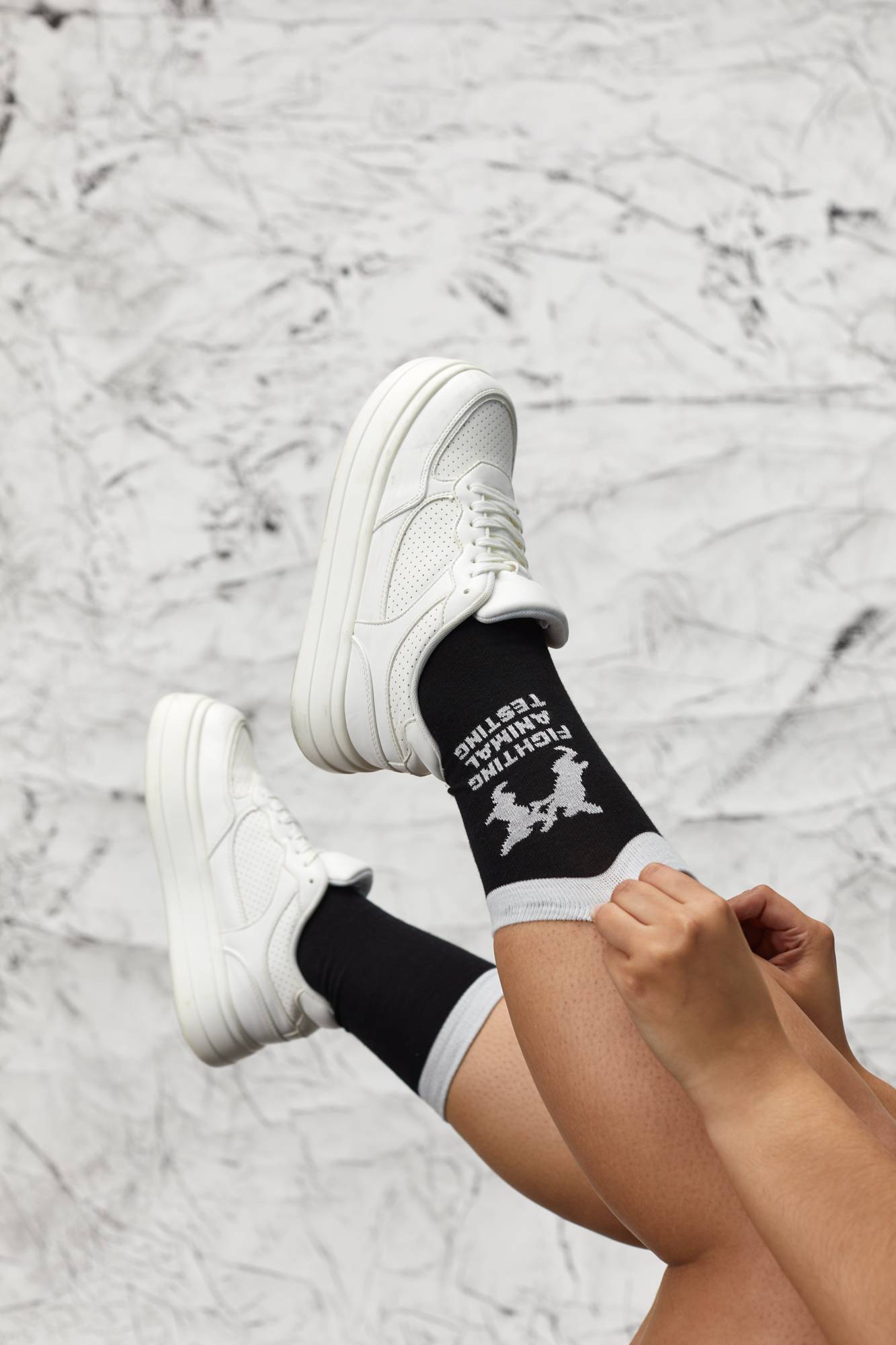 Lush Fighting Animal Testing — Sock - Image 2