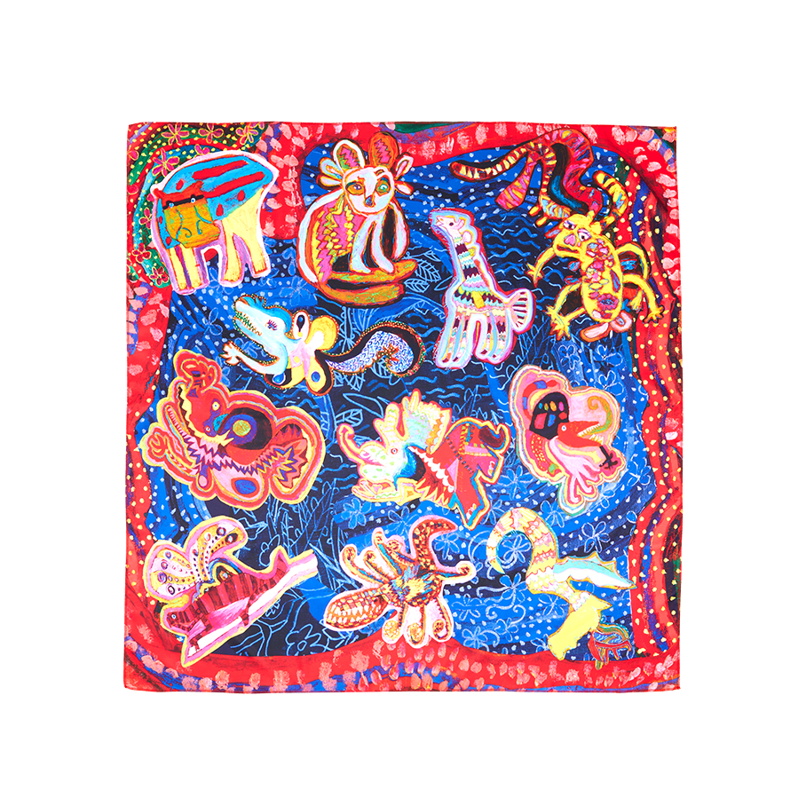 Lush Fantasy Animals Knot Wrap - Image 5